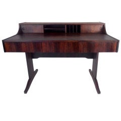 Danish Modern Rosewood Writing Desk 1
