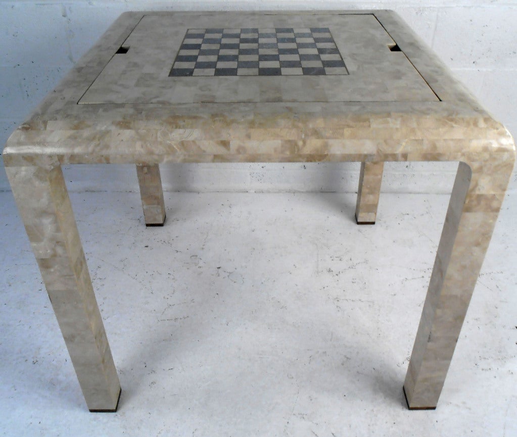 Unique 1960's Mosaic Gaming Table