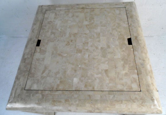 Unknown Unique 1960's Mosaic Gaming Table