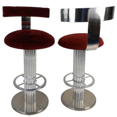 Pair of Modern Bar Stools Pair of Modern Bar Stools