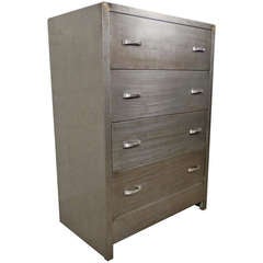 Vintage Restored Metal Dresser By Simmons