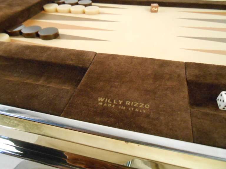 Brass Willy Rizzo Backgammon Table