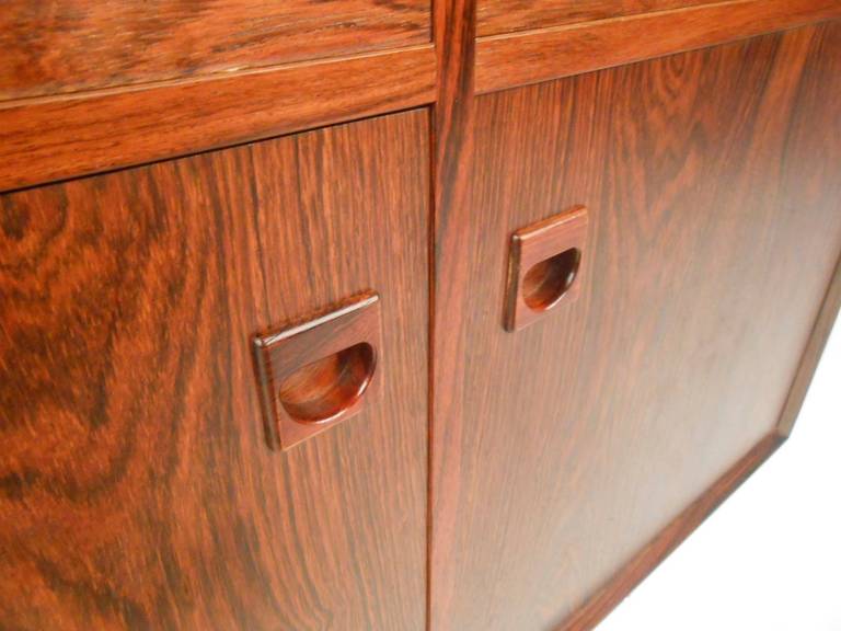 Matching Pair of Danish Rosewood Cabinets 4