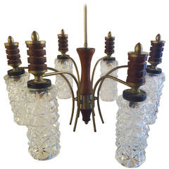 Cut Glass Chandelier 1