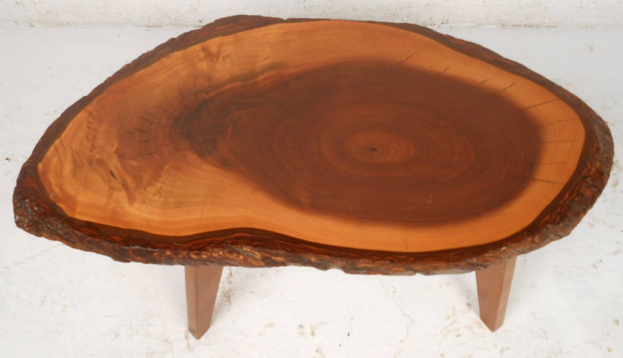 Rustic Live Edge Stool Vintage Rustic Live Edge Foot Stool For Sale at 1stDibs | live edge ...