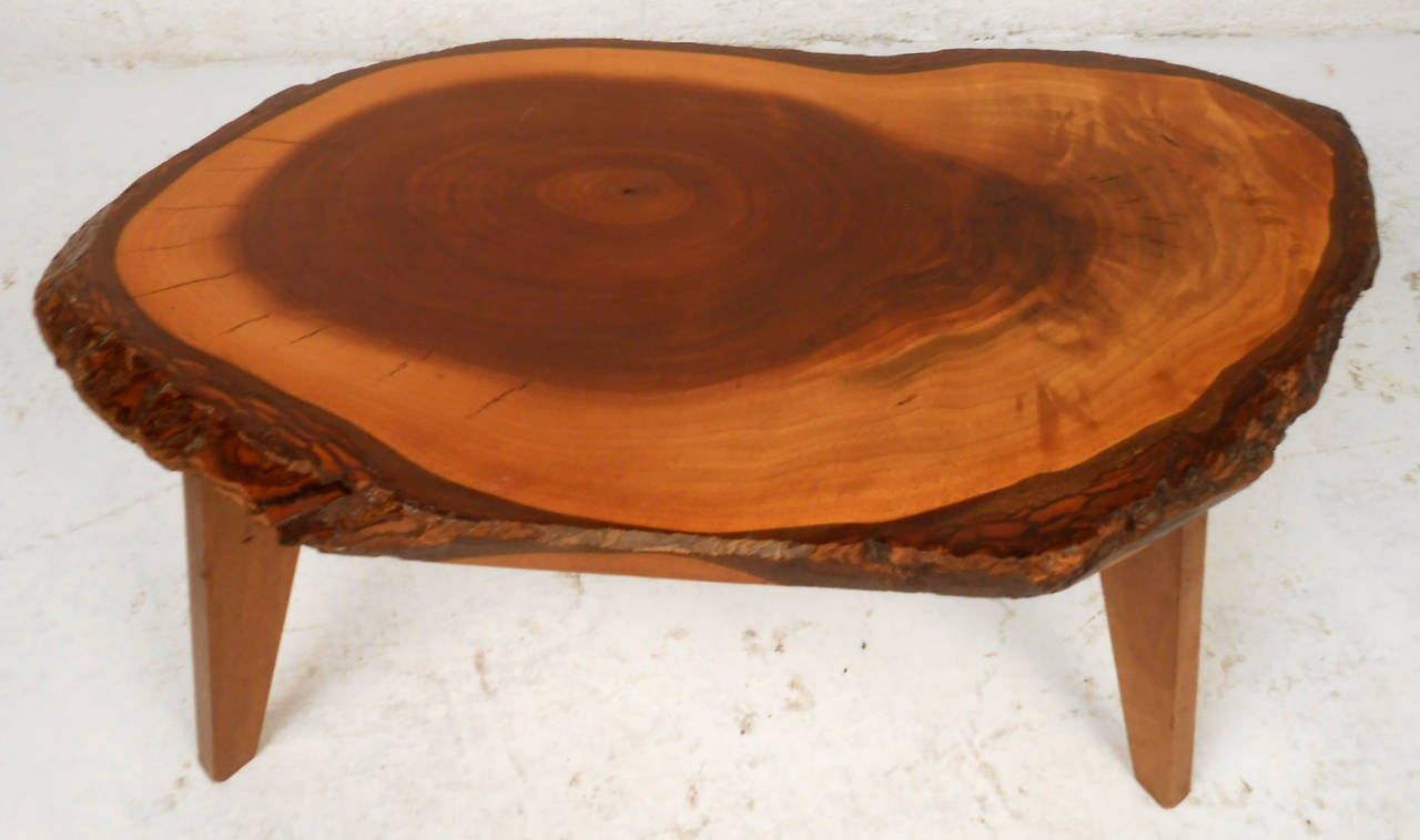 live edge stool