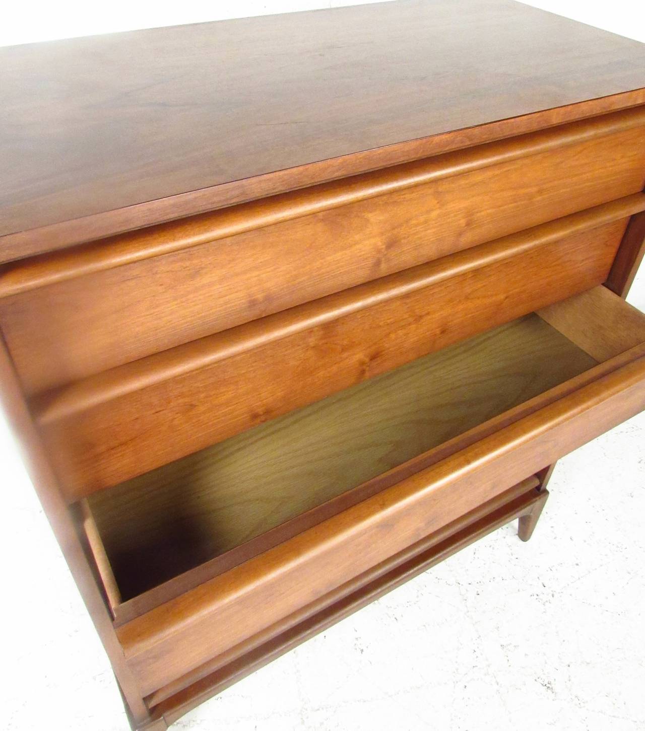 Mid-Century Modern Mid-Century Walnut Highboy Dresser by Lane Furniture