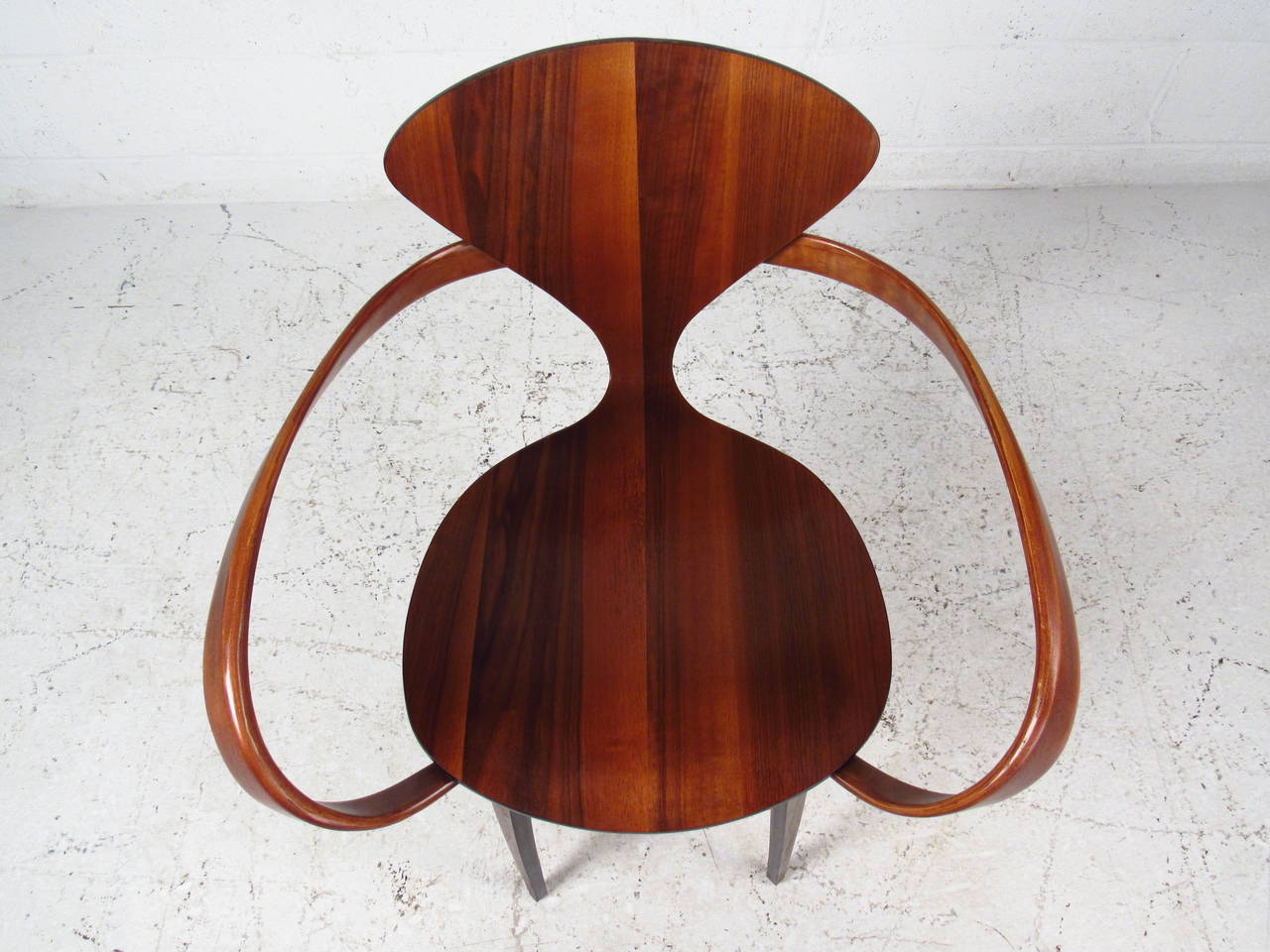 mid century bent wood chair