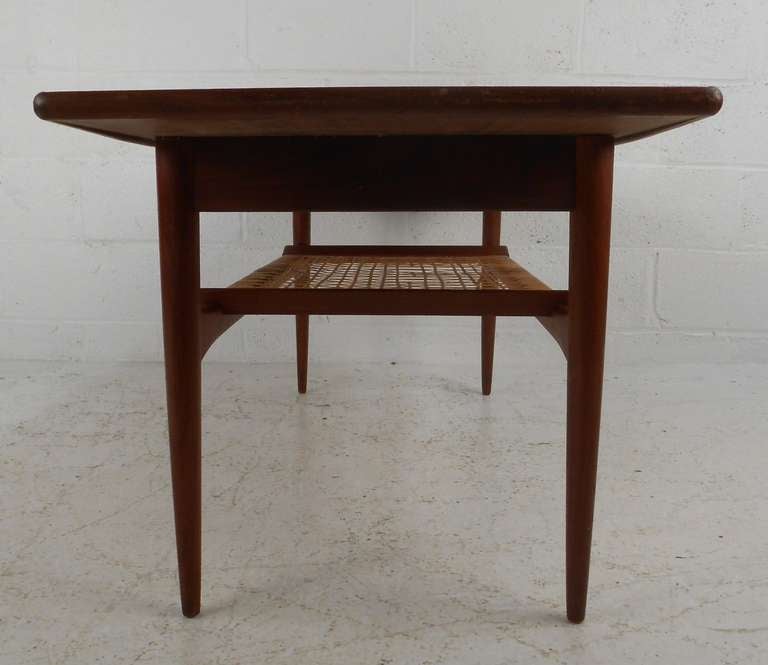 Scandinavian Modern Coffee Table by Hans Wegner In Good Condition In Brooklyn, NY