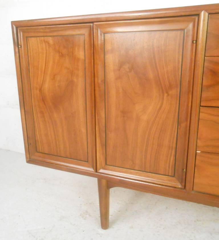 Mid-20th Century Mid-Century Modern Walnut Server by Kipp Stewart for Drexel