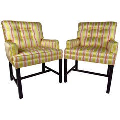Pair of Mid-Century Modern Dunbar Attributed Miniature Armchairs 4