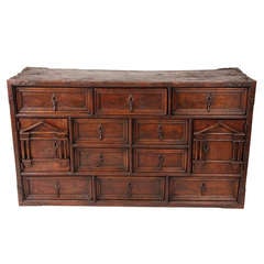 18th Century "Bargueno" Writing Chest with Drawers