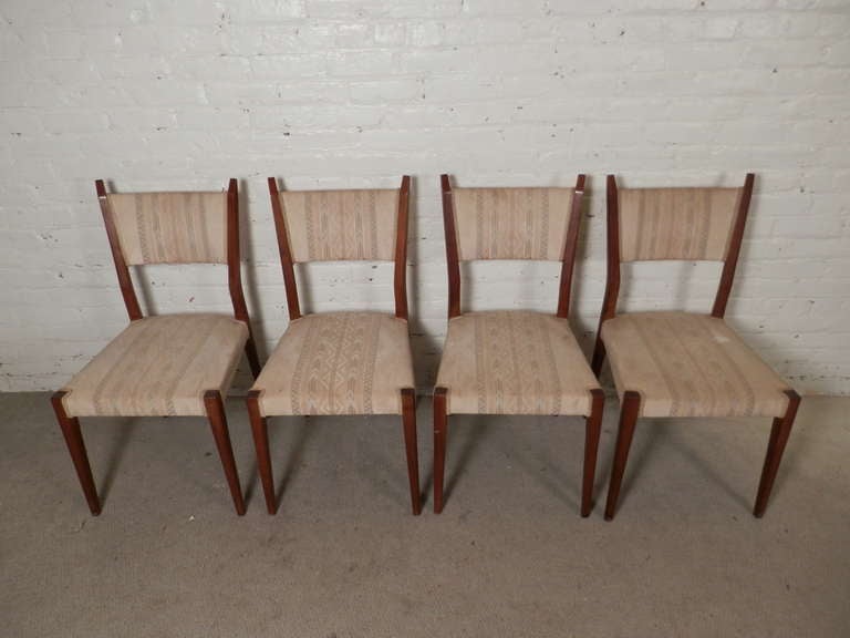 Mid-Century Modern Set of Paul McCobb Angled Back Chairs