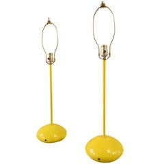 Sonneman Stamped Mid-Century Modern Table Lamps