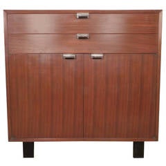 Mid-Century American Made Walnut Cabinet George Nelson