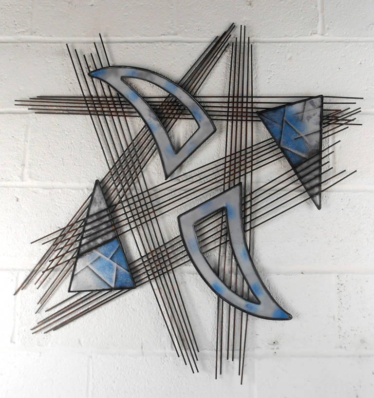 contemporary metal wall art