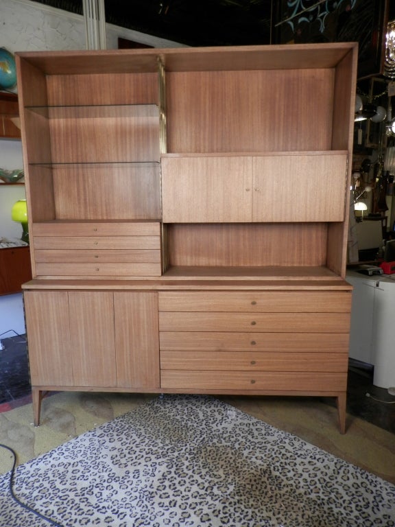 Mid-Century Modern Wall Unit By Paul McCobb For The Calvin Group 5