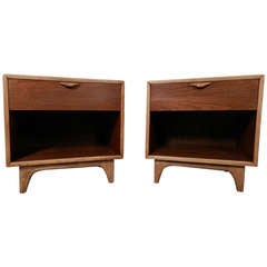 Beautiful Pair Of Mid-Century Nightstands From Lane