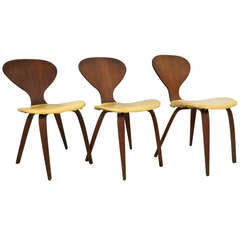 Retro Set of Three Mid-Century Modern Cherner Chairs