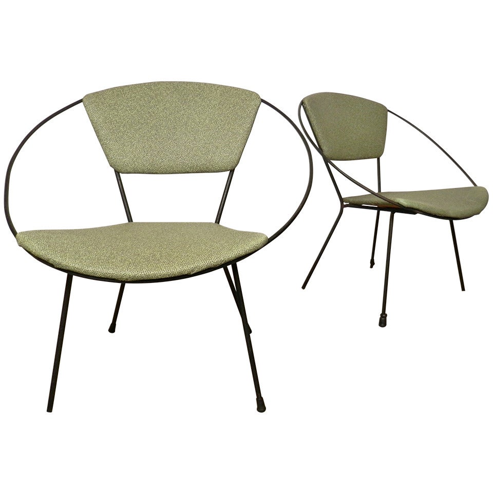 Mid-Century Modern Circle Chair By Joseph Cicchelli