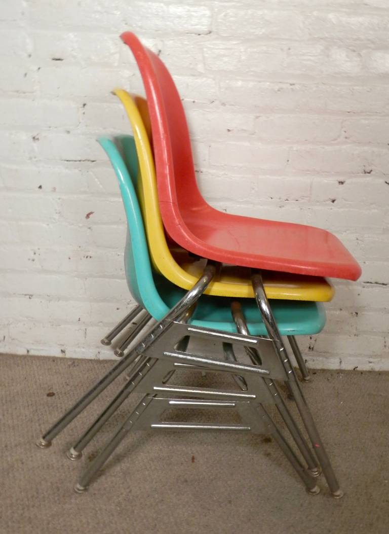 Mid-Century Eames Style Children's Chairs 4