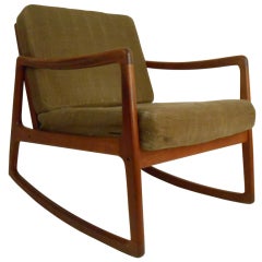 France & Daverkosen Mid-Century Danish Rocker 1