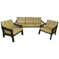 Vintage Iron Sofa Set By Bunting Co.