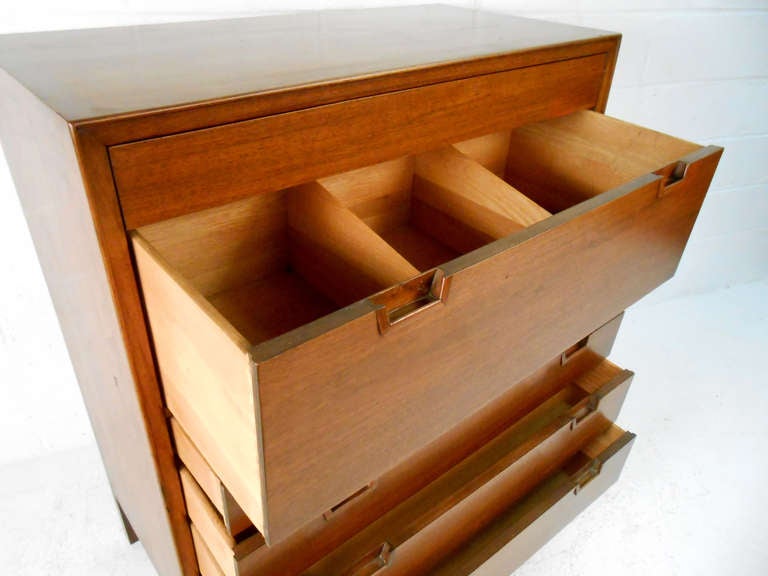 Mid-Century Modern John Stuart Janus Collection Walnut Dresser 1