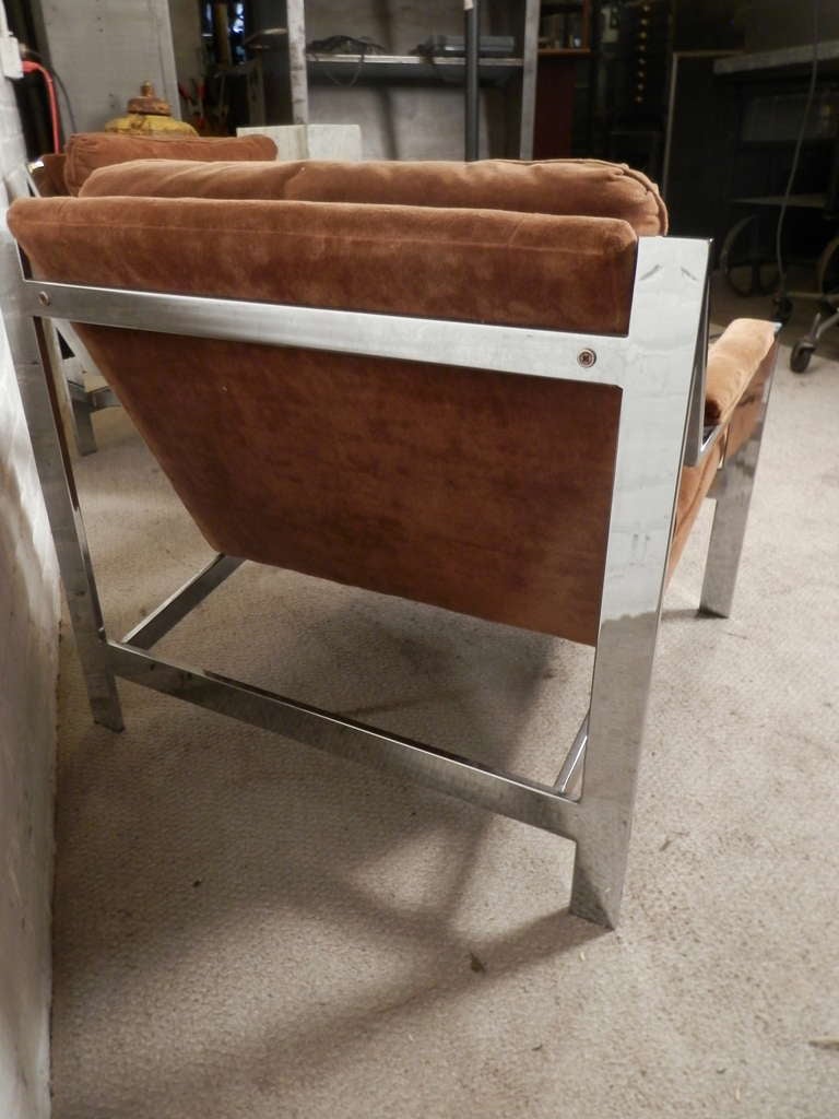 Chrome Cy Mann Lounge Chairs