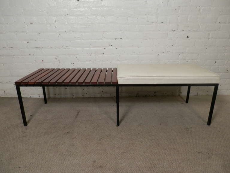 Eames Style Double Sided Bench 4