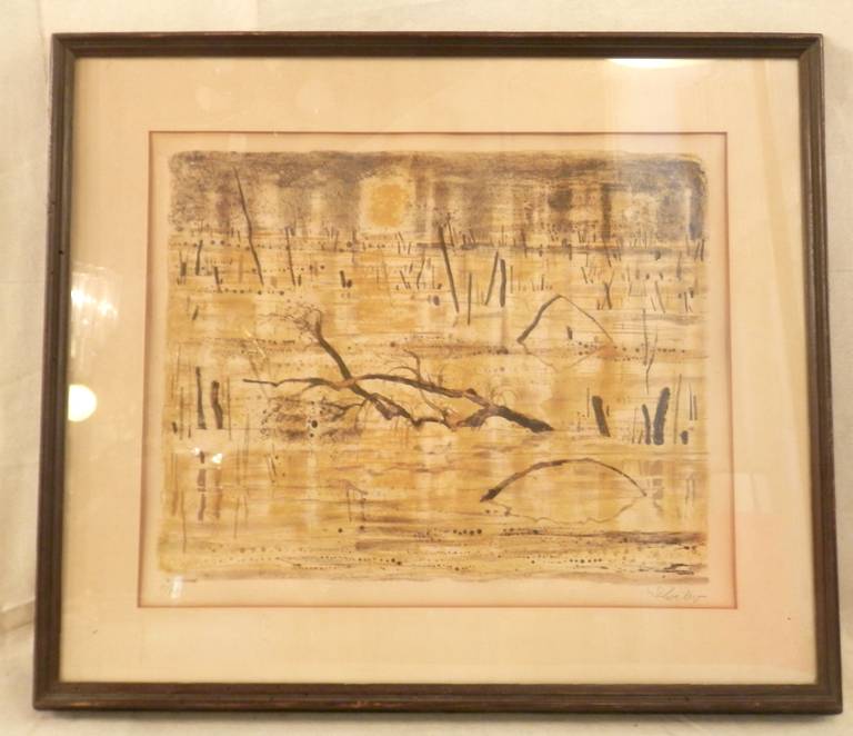 Limited Edition Color Lithograph Signed George Schreiber