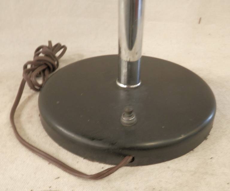 Mid-Century Chrome Table Lamp 2
