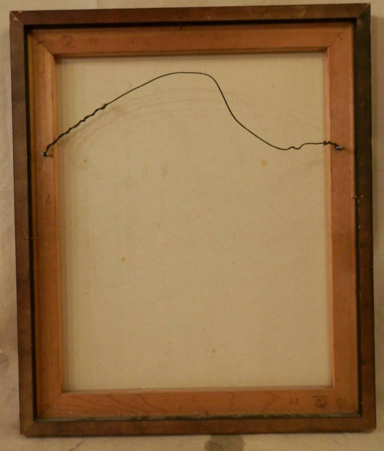 American Abstract Painting Signed Le Dene