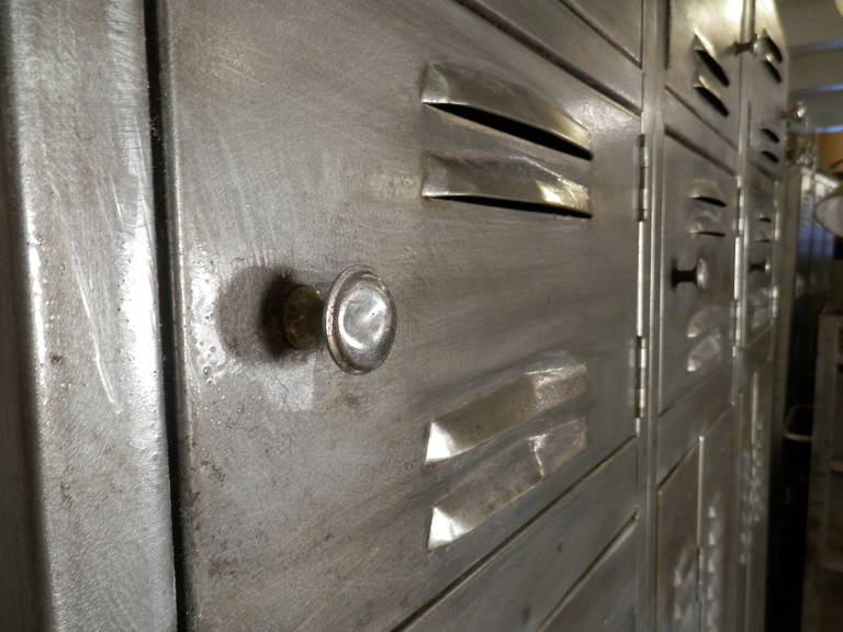 American Massive Mid-Century Locker Unit