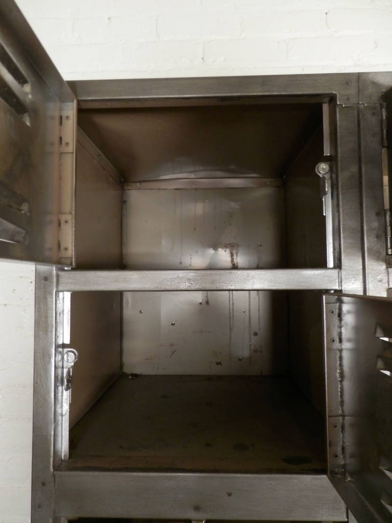 Mid-20th Century Massive Mid-Century Locker Unit