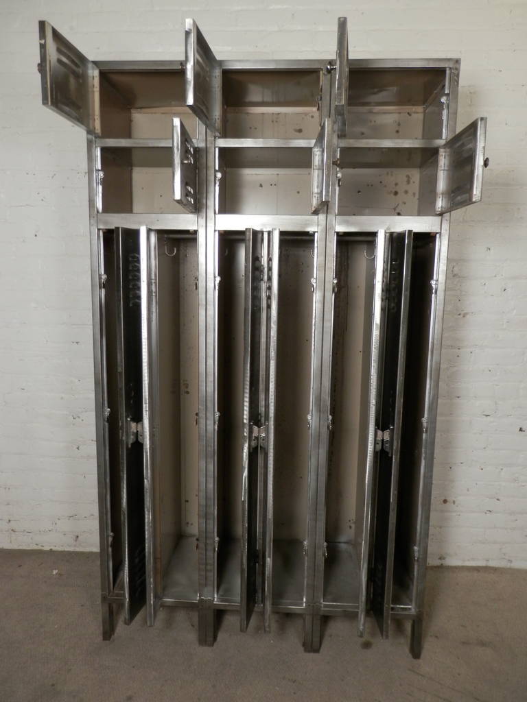 Massive Mid-Century Locker Unit 2
