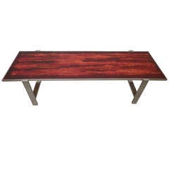 Signed Coffee Table By De Nisco