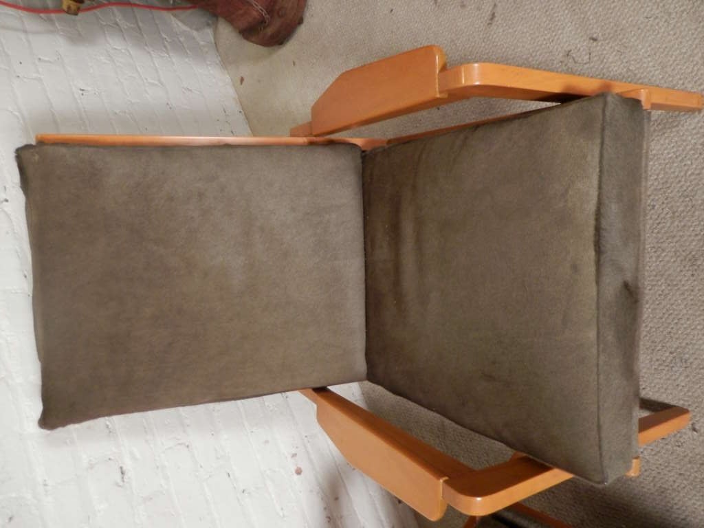 French Pair Of Mid Century Modern Arm Chairs By Pierre Gauriche