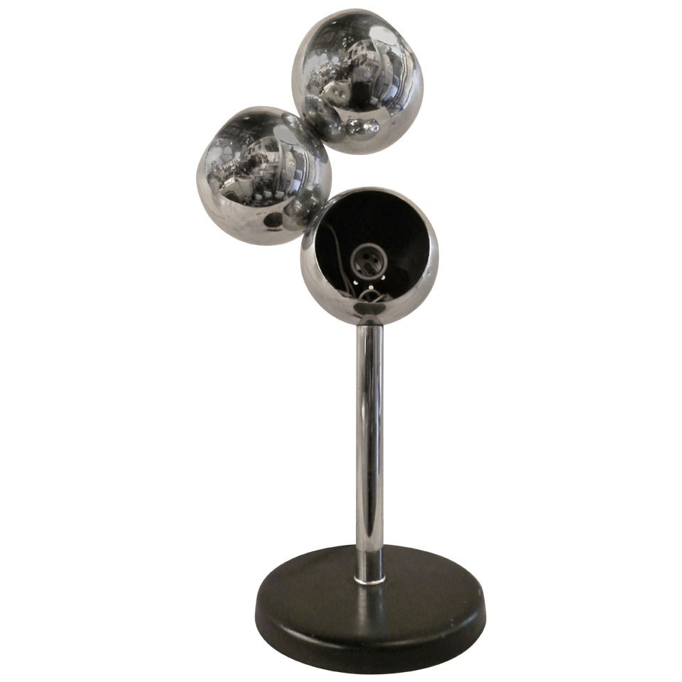 Mid-Century Chrome Table Lamp