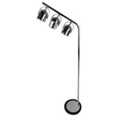 Vintage Modern Chrome Floor Lamp