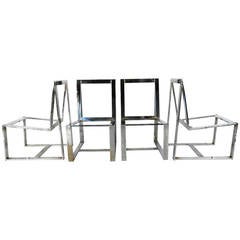 Set of Mid-Century Modern Milo Baughman for Thayer Coggin Project Dining Chairs