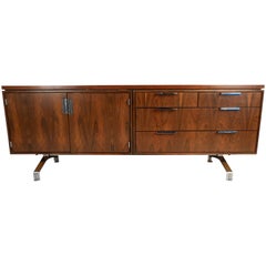 Vintage Modern Rosewood Credenza by Imperial Desk Co.