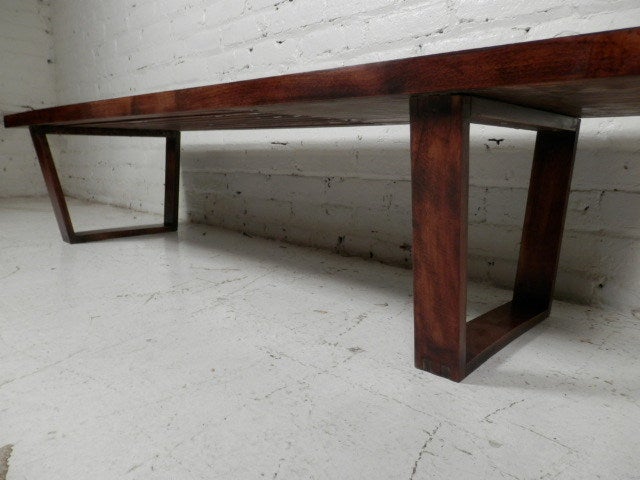 Mid-20th Century Mid-Century Modern Slat Bench By George Nelson