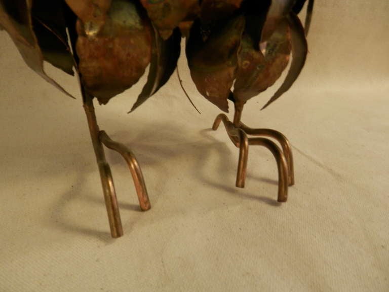 Mid-Century Modern C. Jere Inspired Brass Owl