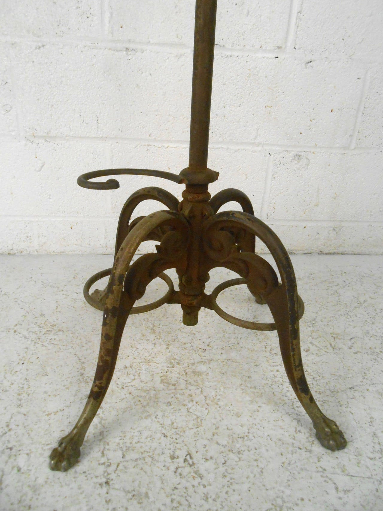 Unknown Unique Victorian Style Cast Iron Coat & Hat Rack