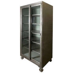 Used Impressive Industrial Cabinet w/ Sliding Doors