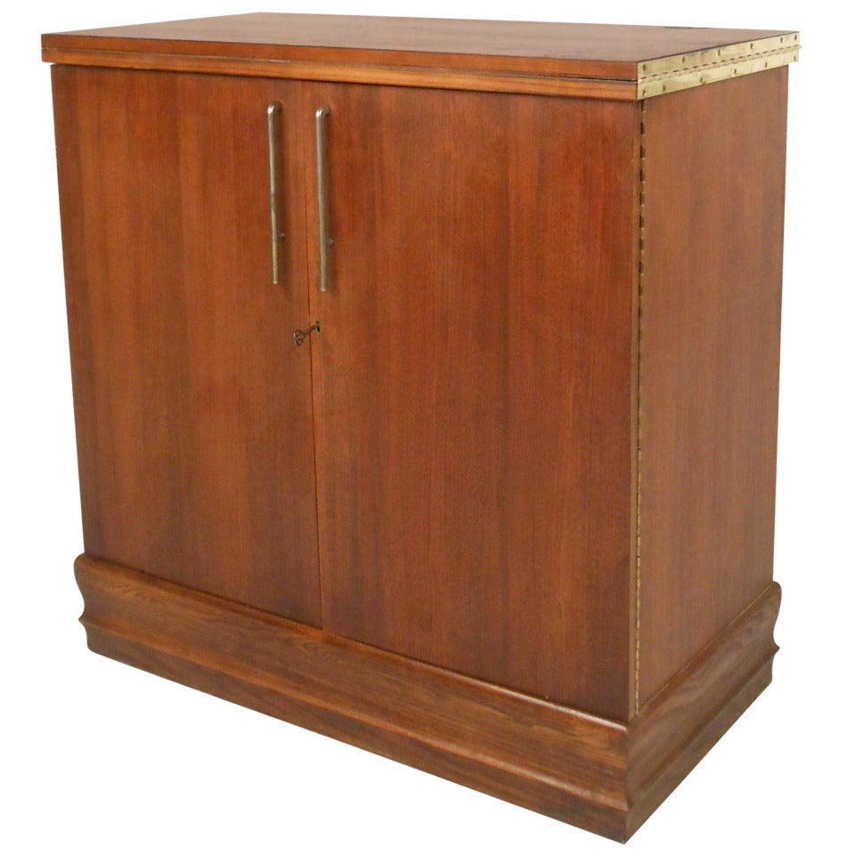Mid-Century Modern Henry P. Glass Bar Cart