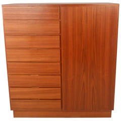 Retro Mid-Century Modern Danish Teak Gentleman's Chest