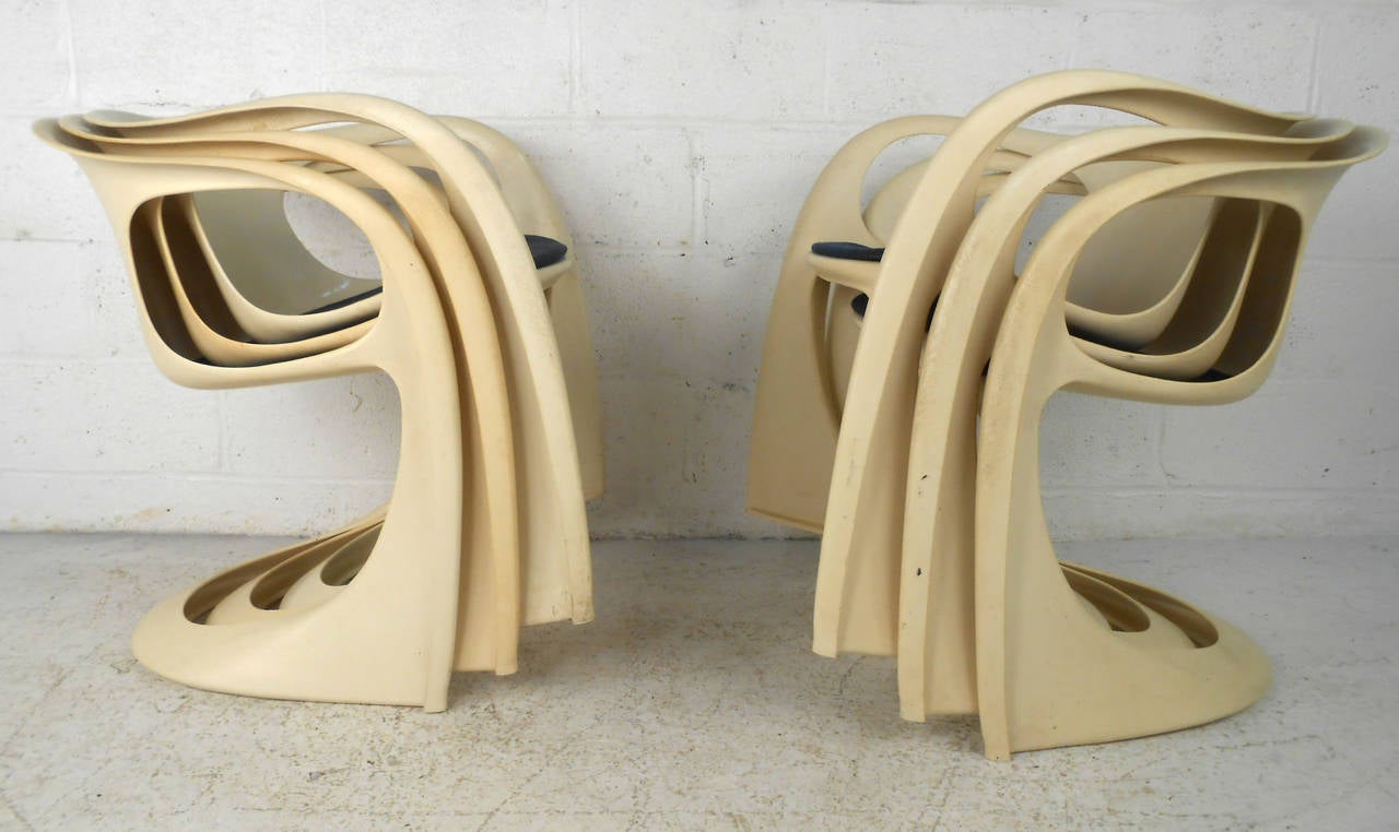 Late 20th Century Six Casalino Chairs by Alexander Begge for Casala