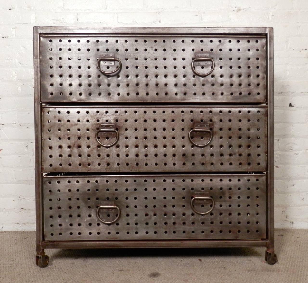 Bare Metal Style Industrial Dresser at 1stDibs industrial style metal